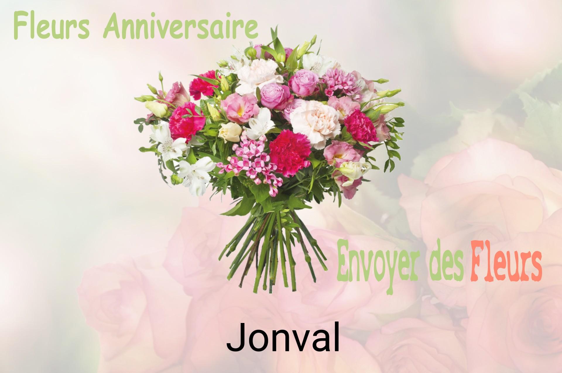 Bouquet de fleurs d’anniversaire livré à Jonval